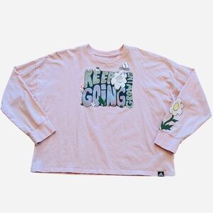 Adidas L(14) long sleeve graphic tee loose fit